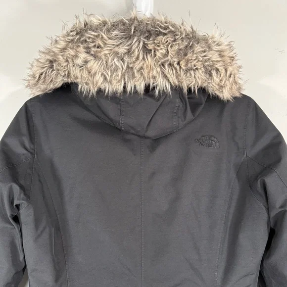 The North Face Mauna Kea Goose Down Jacket Women’s Size Small Black Hooded Parka - Picture 12 of 16